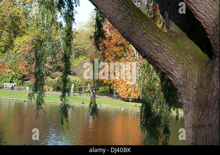 Scène d'automne à St James's Park, Londres Banque D'Images