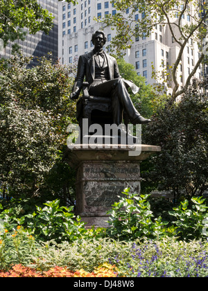 William Henry Seward Sr. Statue, Madison Square Park, NYC Banque D'Images