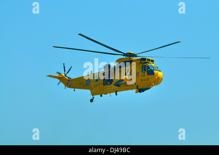 RAF Westland Sea King d'hélicoptères de recherche et de sauvetage.Clacton air show Août 2013 Banque D'Images