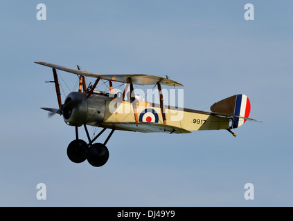 Sopwith Pup,RAF WW1 du biplan Shuttleworth collection.octobre journée de vol 2013.Biggleswade UK Banque D'Images