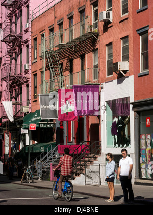 Prince Street, SoHo, New York City, États-Unis 2013 Banque D'Images