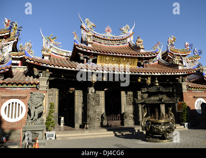 Temple chinois à Taizhong Banque D'Images