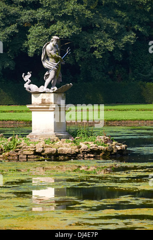 Motif du monastère cistercien l'abbaye de Fountains North Yorkshire en Angleterre. Banque D'Images