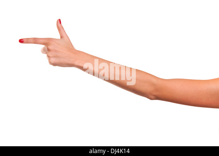 Main de femme. Banque D'Images