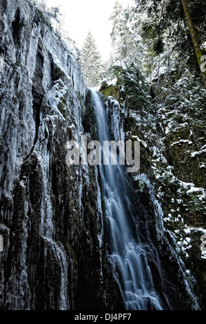 Cascade Burgbach Banque D'Images