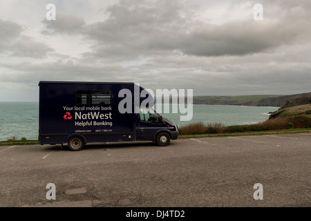 Mobile Banking van à Cornwall Banque D'Images