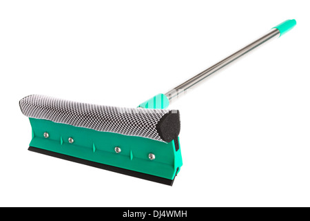 Mop pour nettoyage des fenêtres Banque D'Images