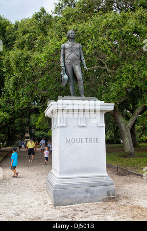 Battery Park et jardins du Point blanc à Charleston, Caroline du Sud Banque D'Images