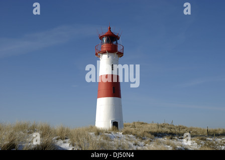 Liste phare est sur Sylt Banque D'Images