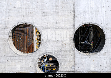 Béton armé - Construction Banque D'Images