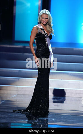 Megan Myrehn Mlle Indiana USA 2012 Miss USA Compétition préliminaire au Théâtre des Arts du spectacle au Planet Hollywood Resort and Casino Las Vegas, Nevada - 30.05.12 Banque D'Images