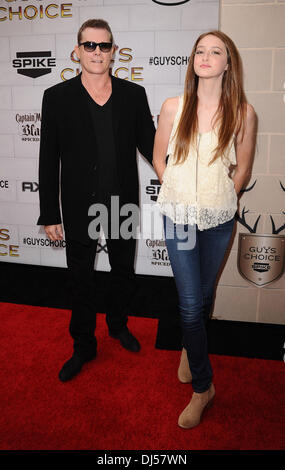 Ray Liotta et Karsen Liotta Spike TV's 2012 'choix' gars qui s'est tenue à Studios Sony - Arrivées Culver City, Californie - 02.06.12 Banque D'Images