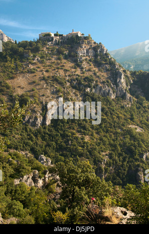 Gourdon village perché Provence France Banque D'Images