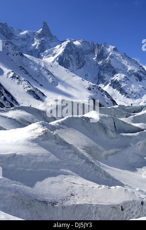 Mer de glac France Banque D'Images