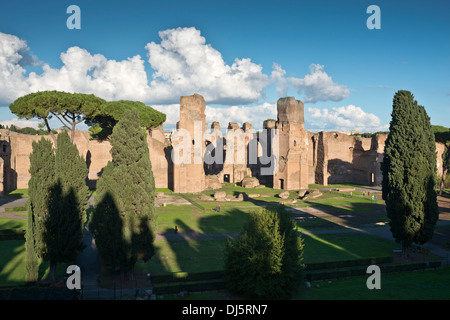 Rome. L'Italie. Thermes de Caracalla (Terme di Caracalla). Banque D'Images