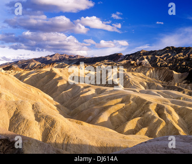 Vallée de la mort Zabriskie Point, California, USA. Banque D'Images