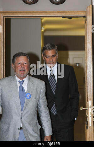 George Clooney participe à une collecte de Barack Obama. Berne, Suisse - 11.06.2012 Banque D'Images