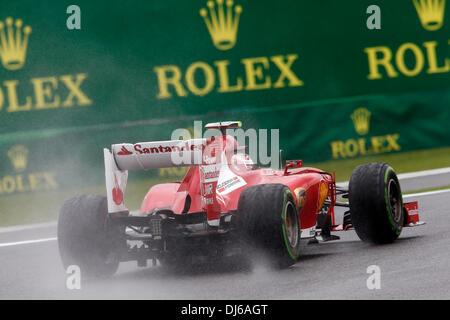 San Paulo, Brésil. 22 nov., 2013. Sport Automobile : Championnat du Monde de Formule 1 de la FIA 2013, Grand Prix du Brésil, # 4 Felipe Massa (BRA, la Scuderia Ferrari), Crédit photo : dpa alliance/Alamy Live News Banque D'Images