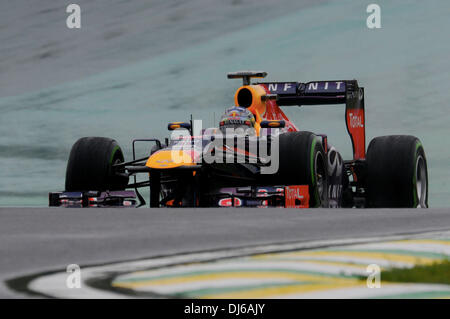 San Paulo, Brésil. 22 nov., 2013. Sebastian Vettel, Red Bull Racing, Brésil à Sao Paulo/Interlagos, 22.11.13, Photo:mspb/ Crédit photo : dpa Bairros alliance/Alamy Live News Banque D'Images