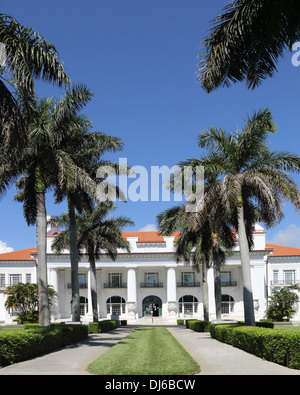 Musée flagler à Palm Beach sur la côte de Floride Banque D'Images