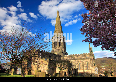 All Saints Church, Bakewell, parc national de Peak District, Derbyshire, Angleterre, RU Banque D'Images