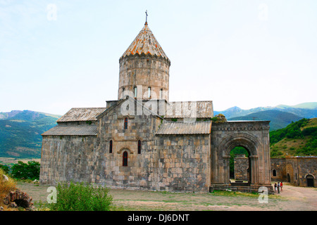 Monastère de Tatev en Arménie, au 9e siècle l'architecture. Banque D'Images