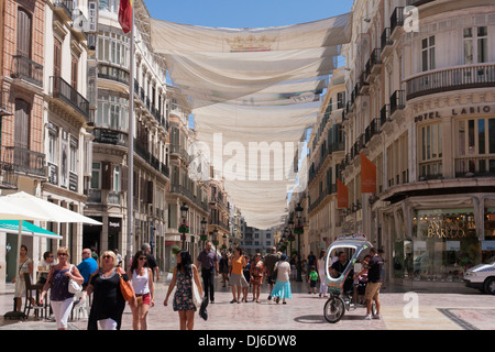 Marqués de Larios Malaga Pasaje shopping street Banque D'Images