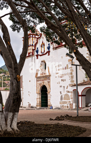 Le sang précieux de Christ Church ou Preciosa Sangre de Cristo en Église Teotitlan, au Mexique. Banque D'Images