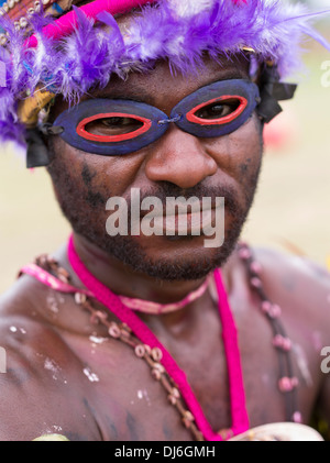 Danse du dragon Marangis, Province de Madang Goroka - Show, Papouasie Nouvelle Guinée Banque D'Images