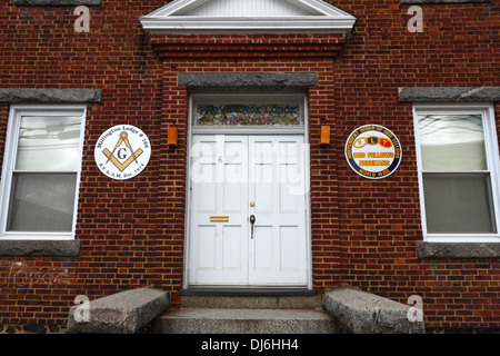 Providence Lodge, siège de l'Ordre Indépendant des Odd Fellows ou Rebekahs, Catonsville, comté de Baltimore, Maryland, USA Banque D'Images