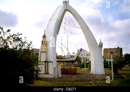 La ville de Koweït Koweït rond-point de la Sculpture Banque D'Images