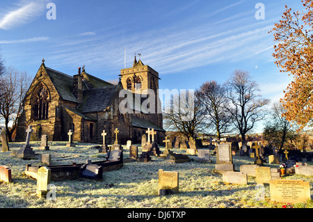 Eglise St Mary, Carleton dans la région de Craven, Skipton, Yorkshire du Nord Banque D'Images