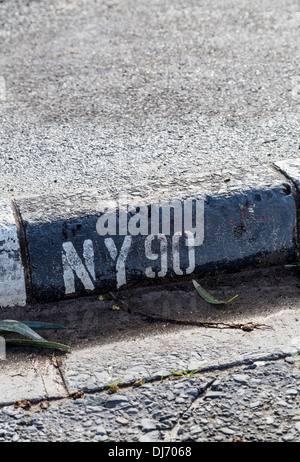 L'Afrique du Sud. 'NY 90' pour 'Cour indigènes 90', un vestige vestigial en 2013 de l'ère de l'apartheid, la désignation d'une zone résidentielle. Banque D'Images