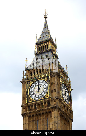 L'horloge de la tour de Big Ben à Londres Banque D'Images