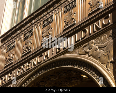 Fred F. Bâtiment historique français, la 5ème Avenue, NYC Banque D'Images