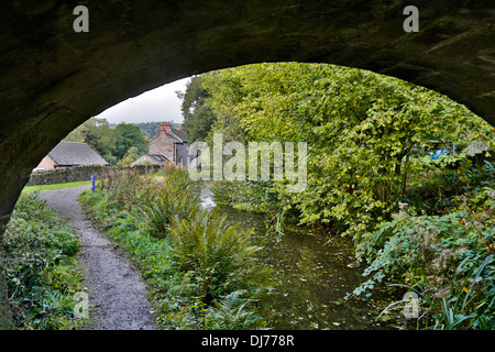 Canal De Cromford, Derbyshire, Royaume-Uni Banque D'Images
