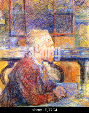 Portrait de Vincent van Gogh par Henri de Toulouse-Lautrec