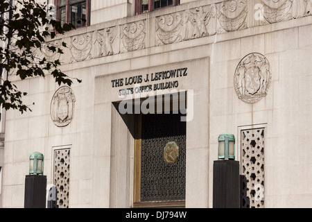 Le Louis J. Lefkowitz State Office Building, NYC Banque D'Images