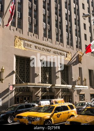 Hôtel Waldorf-Astoria, NYC Banque D'Images