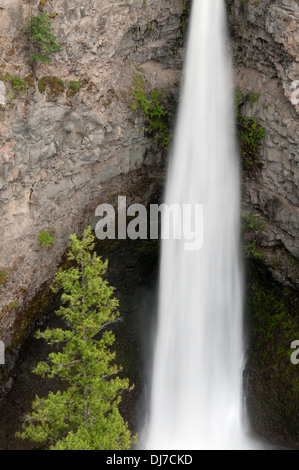 Spahats Falls, parc provincial Wells Gray, British Columbia, Canada Banque D'Images