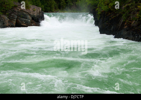 Overlander Falls, Mt Robson Provincial Park, British Columbia, Canada Banque D'Images