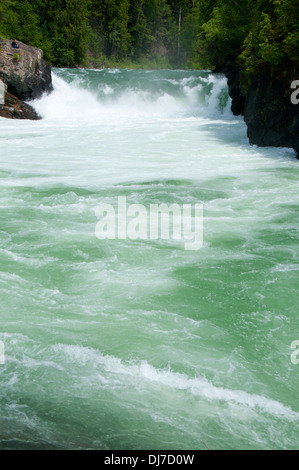 Overlander Falls, Mt Robson Provincial Park, British Columbia, Canada Banque D'Images