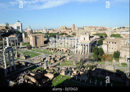 Foro Romano à Rome, Italie Banque D'Images