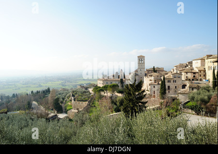 Assise, en Italie Banque D'Images