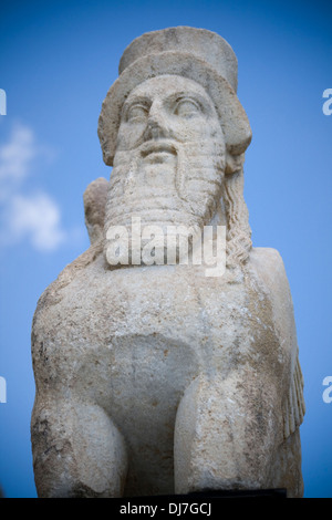 Sculpture dans le château de Bodrum (Bodrum, Mugla, Turquie) Banque D'Images