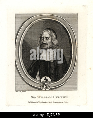 Sir William Curtius, Latine Curtius. Banque D'Images