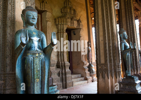 Wat Ho Phra Keo temple de Vientiane, Laos Banque D'Images