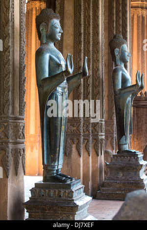 Wat Ho Phra Keo temple de Vientiane, Laos Banque D'Images