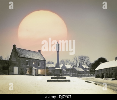 Go - GLOUCESTERSHIRE : Guiting Power dans les Cotswolds Banque D'Images