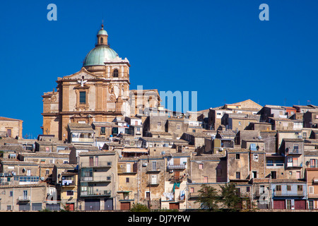 Piazza Armerina, en Sicile, Italie. Banque D'Images